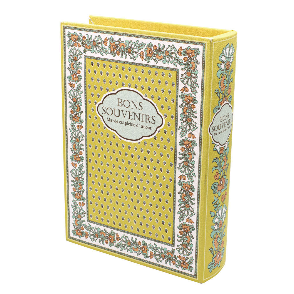 BACKYARD FAMILY「ブックボックス 通販 小物入れ アクセサリー入れ ボックス BOX 箱 アクセサリーケース」|その他|イエロー2