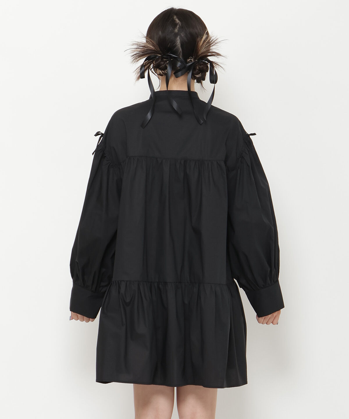 REDYAZEL「シャツボリュームミニワンピース」|ワンピース|