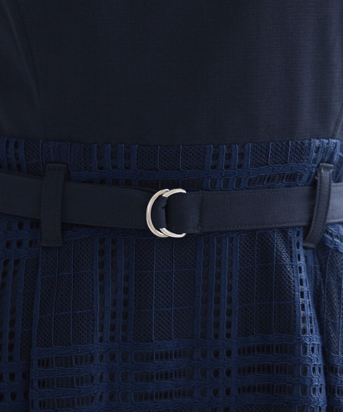 REDYAZEL「シアーチェックカーディガン＆ビスチェワンピースセット」|ワンピース|