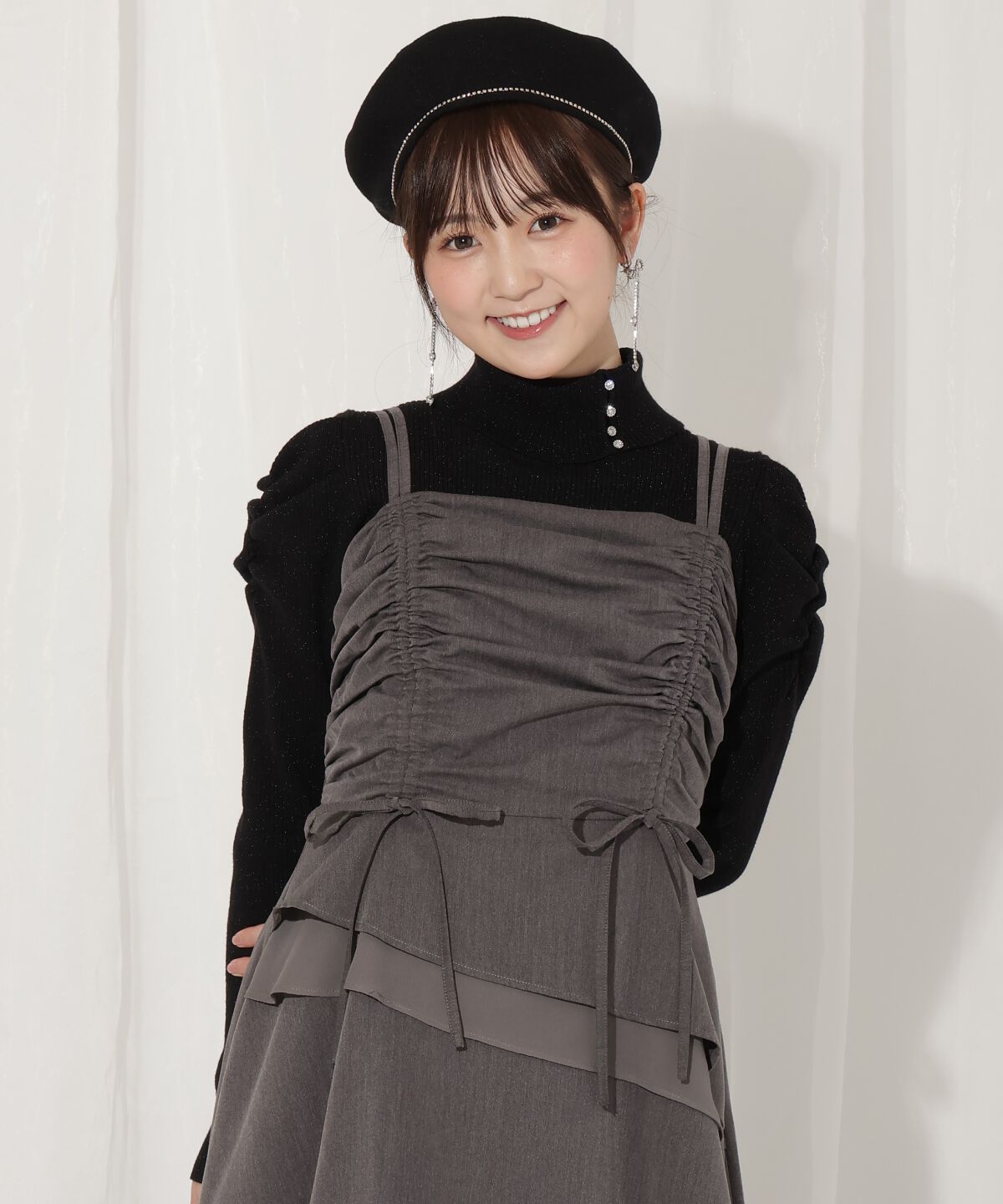 WILLSELECTION「ティアードギャザーキャミワンピース」|ワンピース|