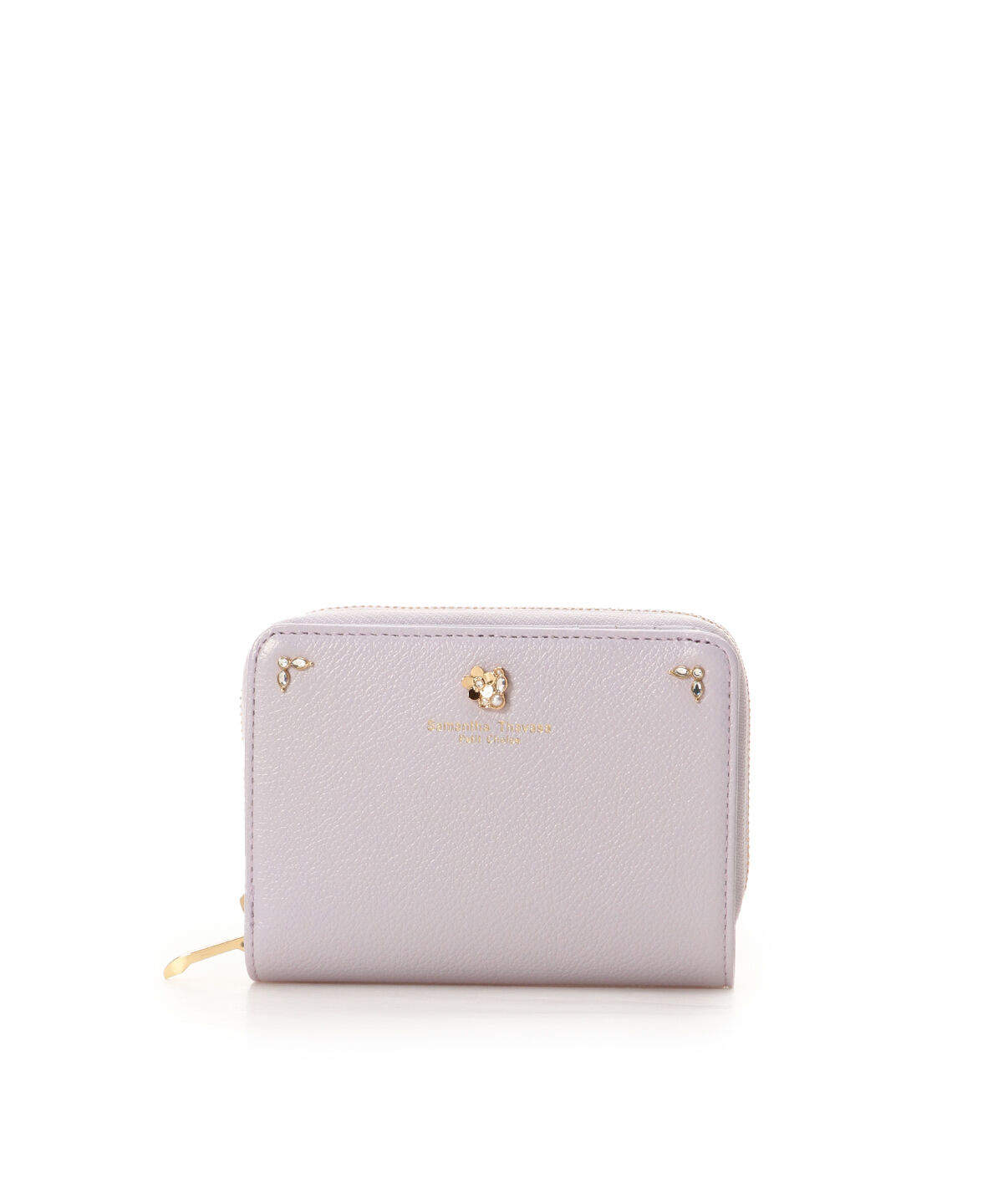 Samantha Thavasa Petit Choice「ポイントフラワー 折財布」|財布|ラベンダー