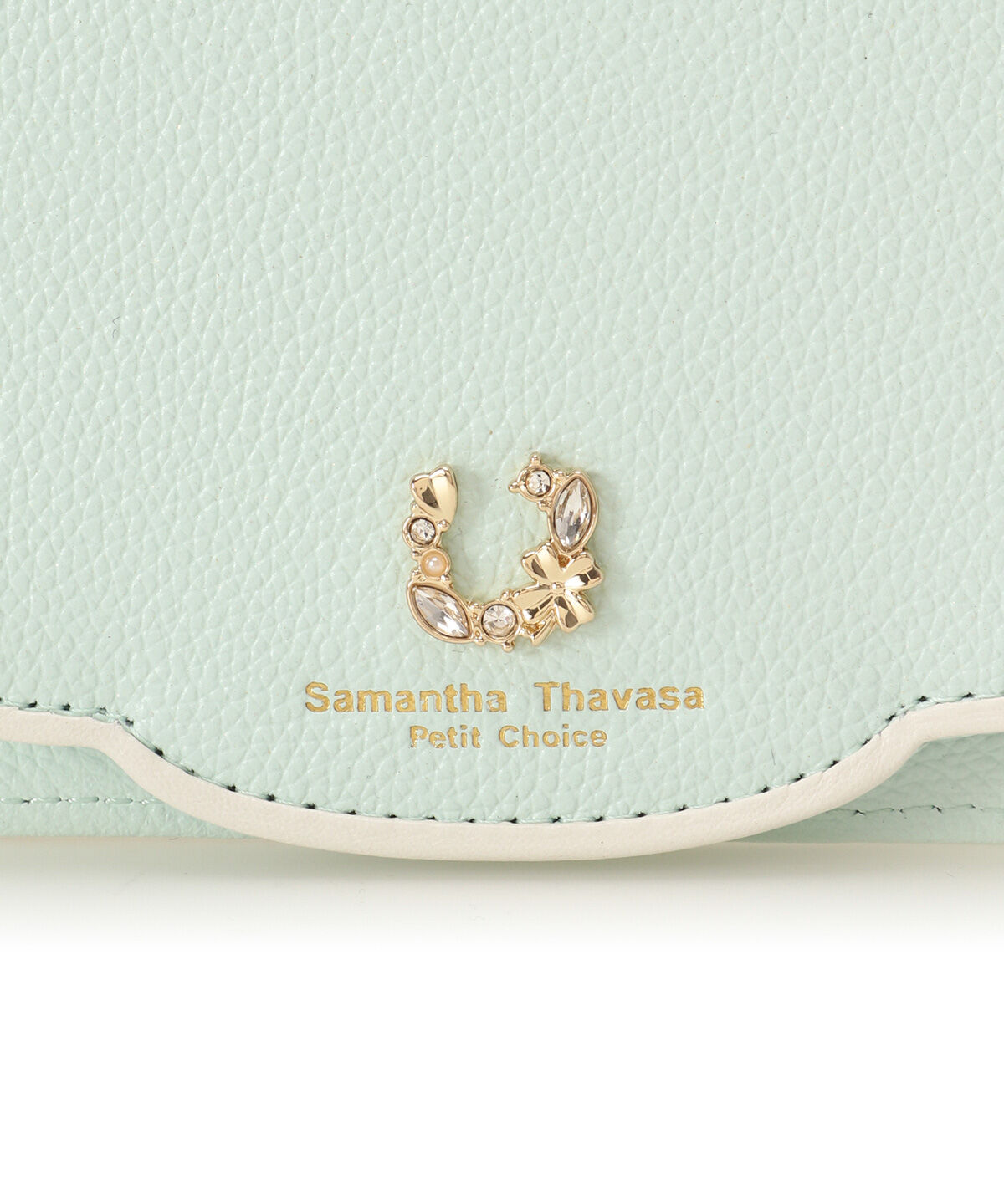 Samantha Thavasa Petit Choice「フープラインビジュー パスケース」|定期入れ|