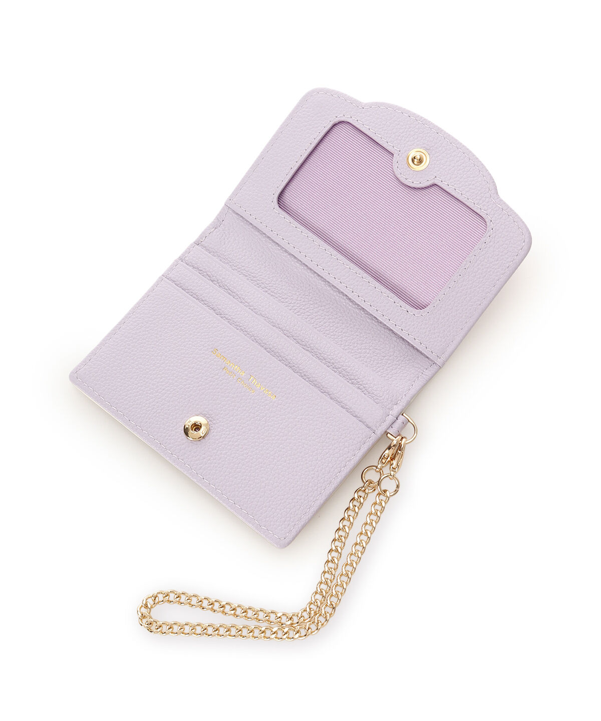 Samantha Thavasa Petit Choice「フープラインビジュー パスケース」|定期入れ|