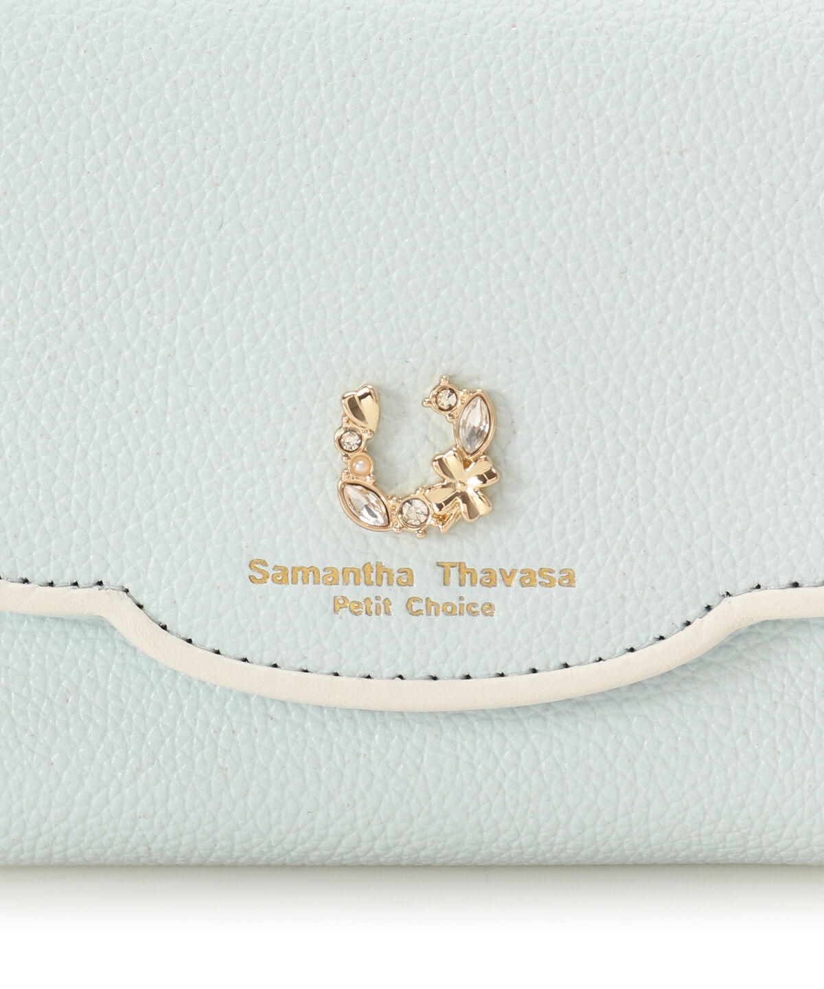 Samantha Thavasa Petit Choice「フープラインビジュー 折財布」|財布|