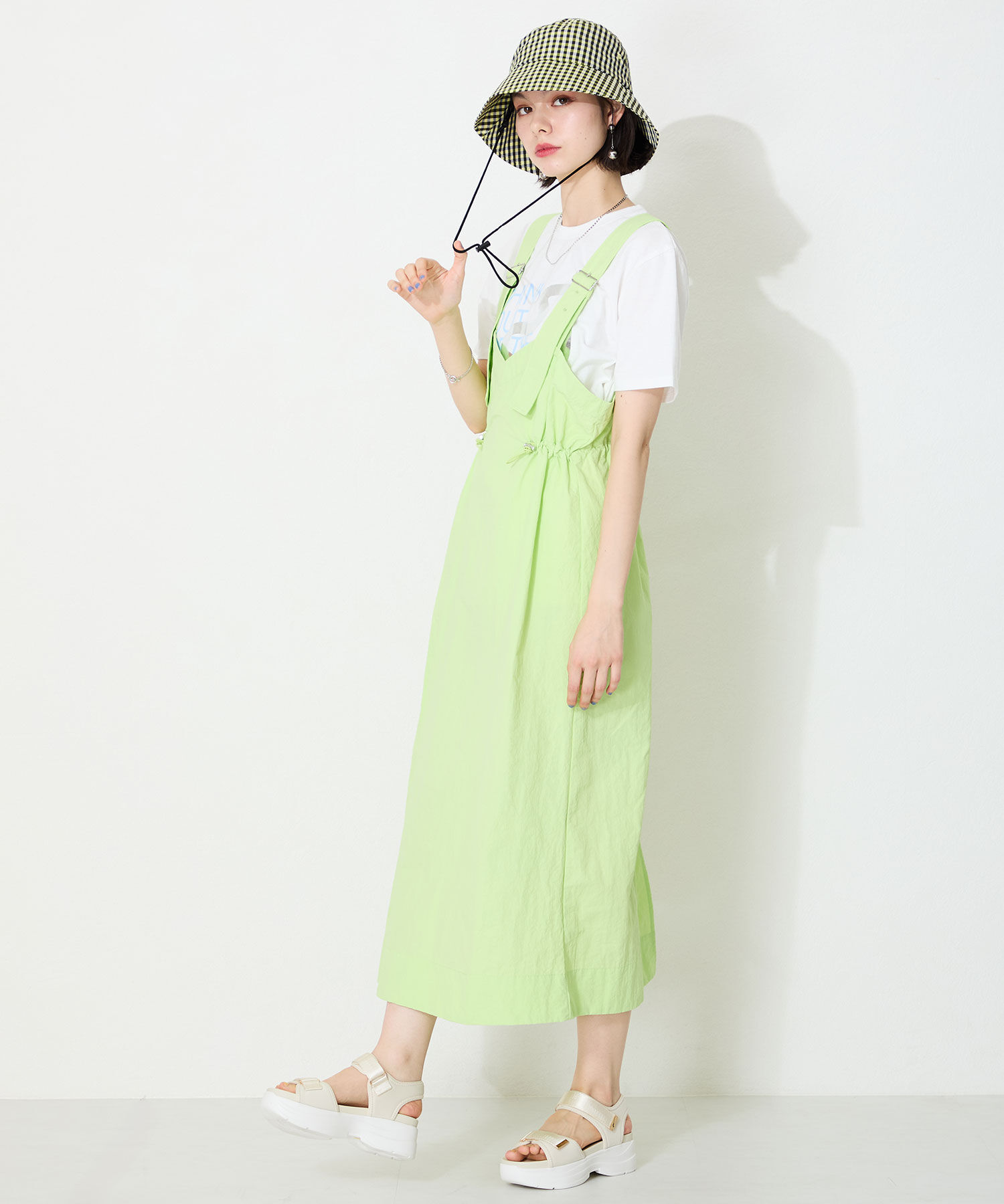 WA Oriental TRaffic「【追加】ダブルベルトスポーツサンダル/42207 スポサン 柔らかい 人気 軽い トレンド 厚底 再入荷」|サンダル|