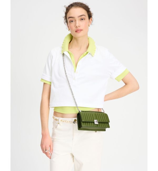 kate spade new york「デコ キルテッド ミニ フラップ チェーン クロスボディ」|ショルダー・メッセンジャー|