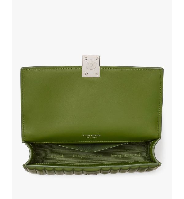 kate spade new york「デコ キルテッド ミニ フラップ チェーン クロスボディ」|ショルダー・メッセンジャー|