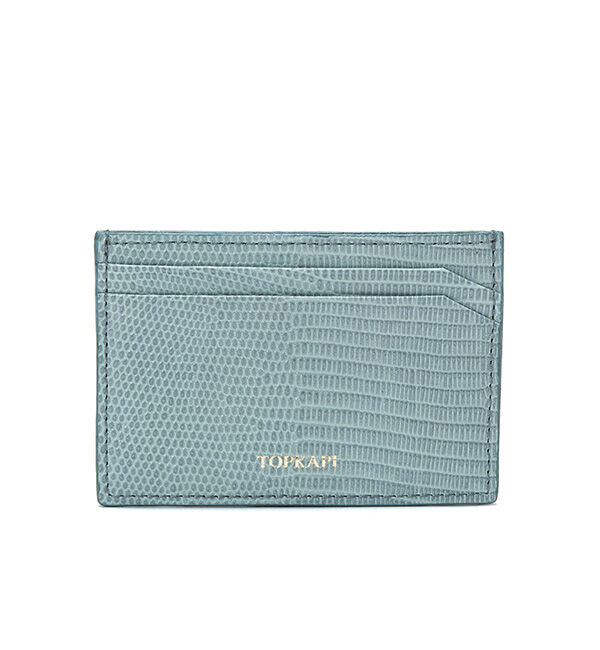 TOPKAPI 「イタリアンレザー リザード型押し パスケース LUCIA ルチア」|定期入れ|ミントグリーン