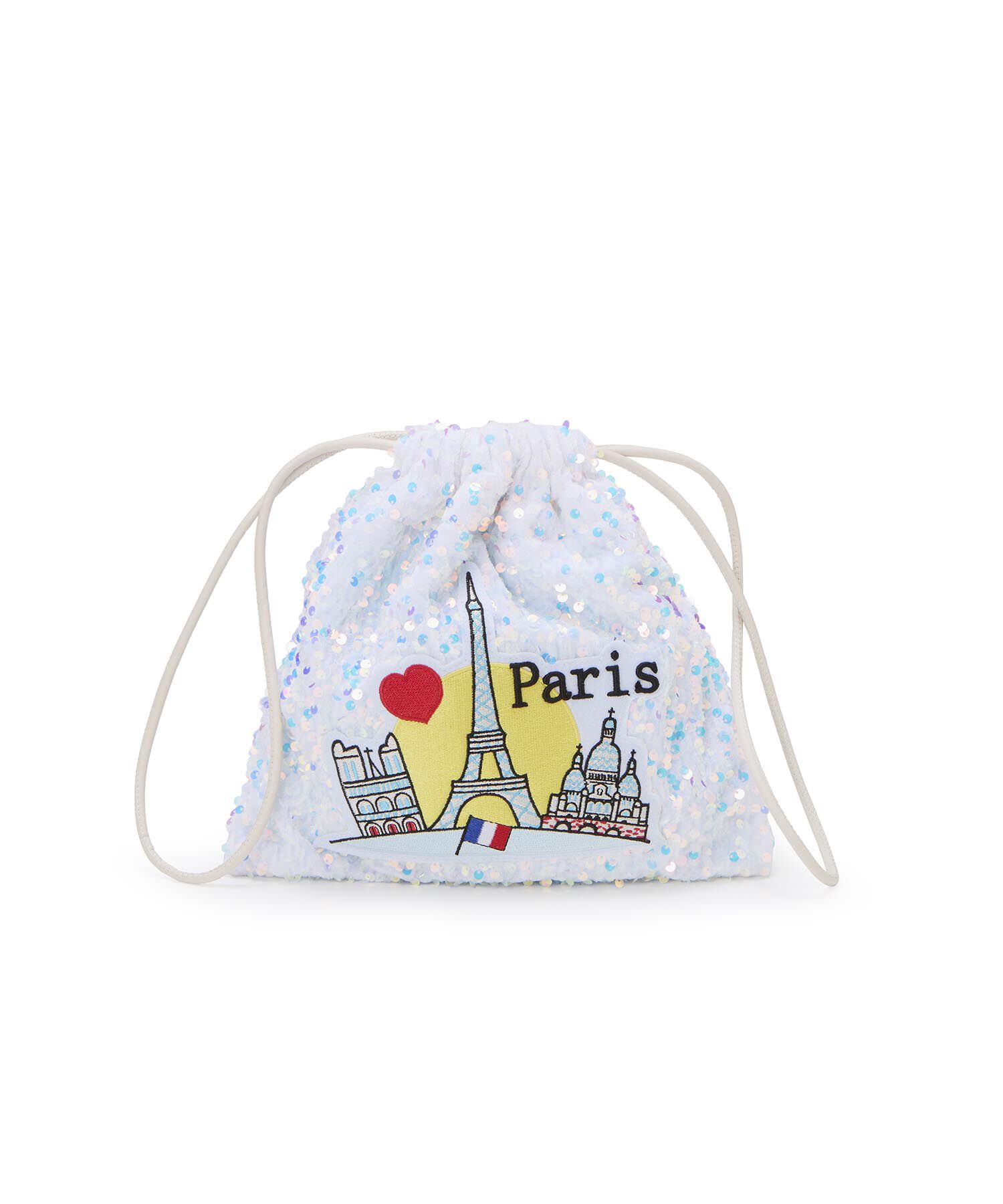 TOPKAPI TREASURE「【TREASURE TOPKAPI】スパンコール エンブロイダリー刺繍 巾着 バッグ / ポーチ」|その他|