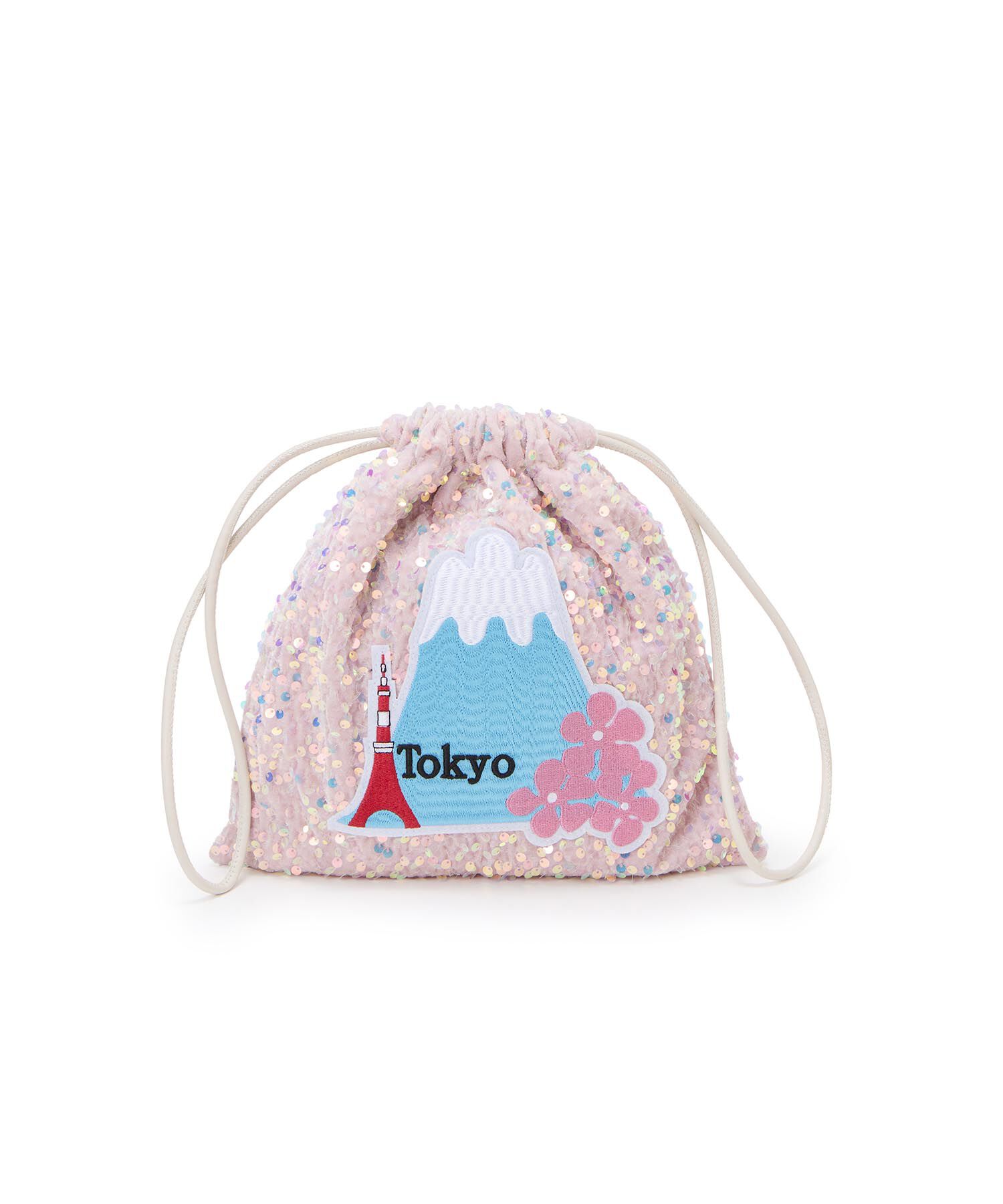 TOPKAPI TREASURE「【TREASURE TOPKAPI】スパンコール エンブロイダリー刺繍 巾着 バッグ / ポーチ」|その他|