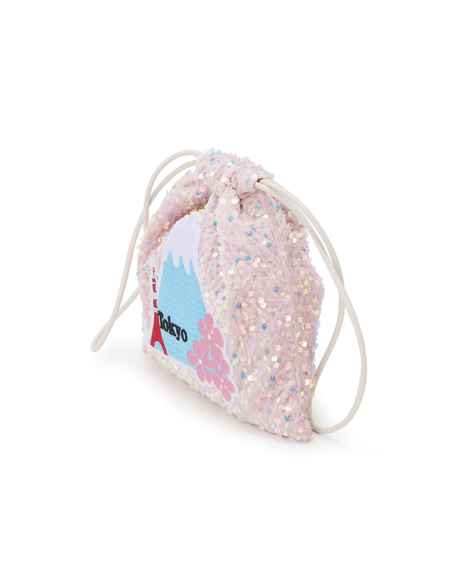 TOPKAPI TREASURE「【TREASURE TOPKAPI】スパンコール エンブロイダリー刺繍 巾着 バッグ / ポーチ」|その他|