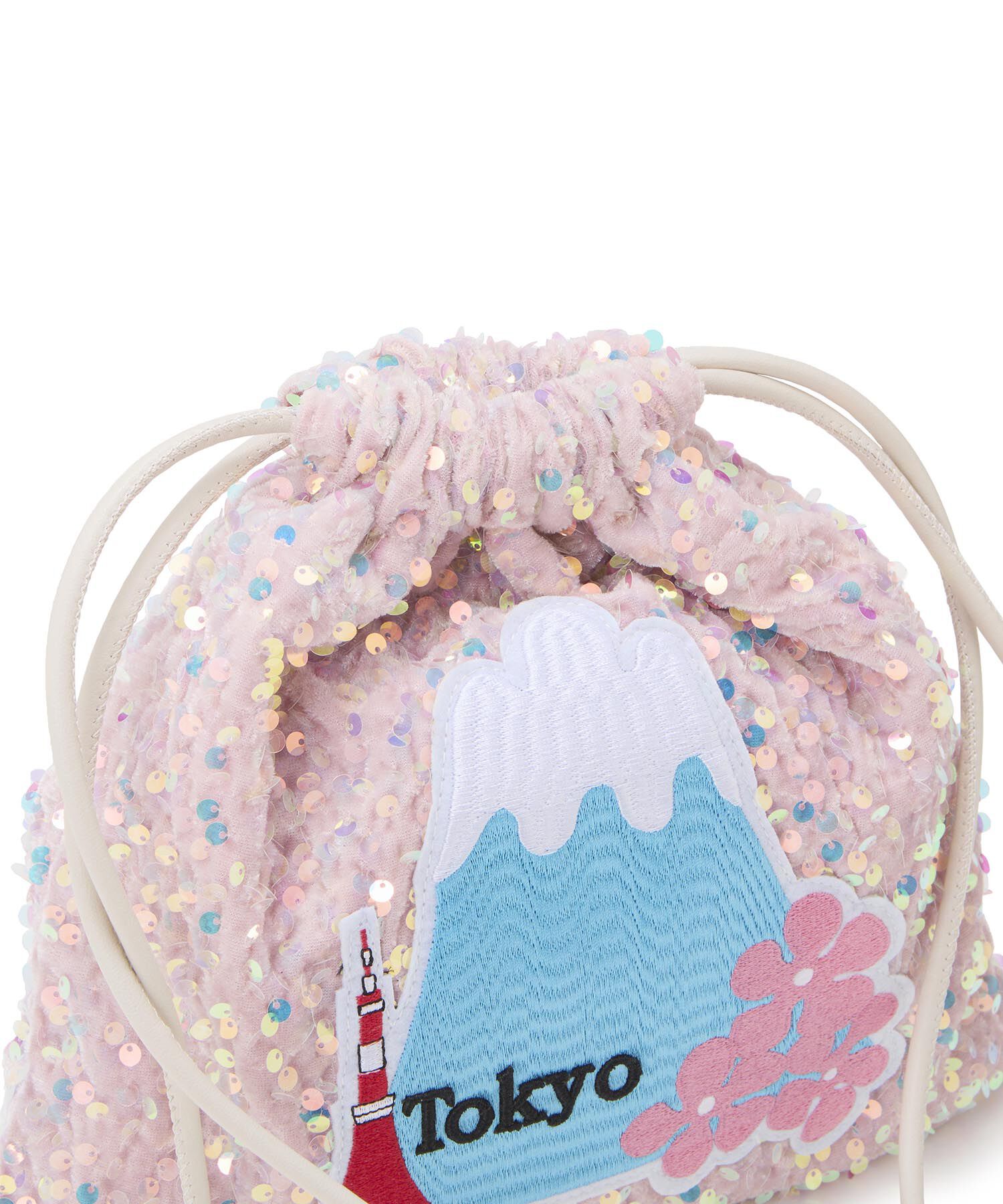 TOPKAPI TREASURE「【TREASURE TOPKAPI】スパンコール エンブロイダリー刺繍 巾着 バッグ / ポーチ」|その他|