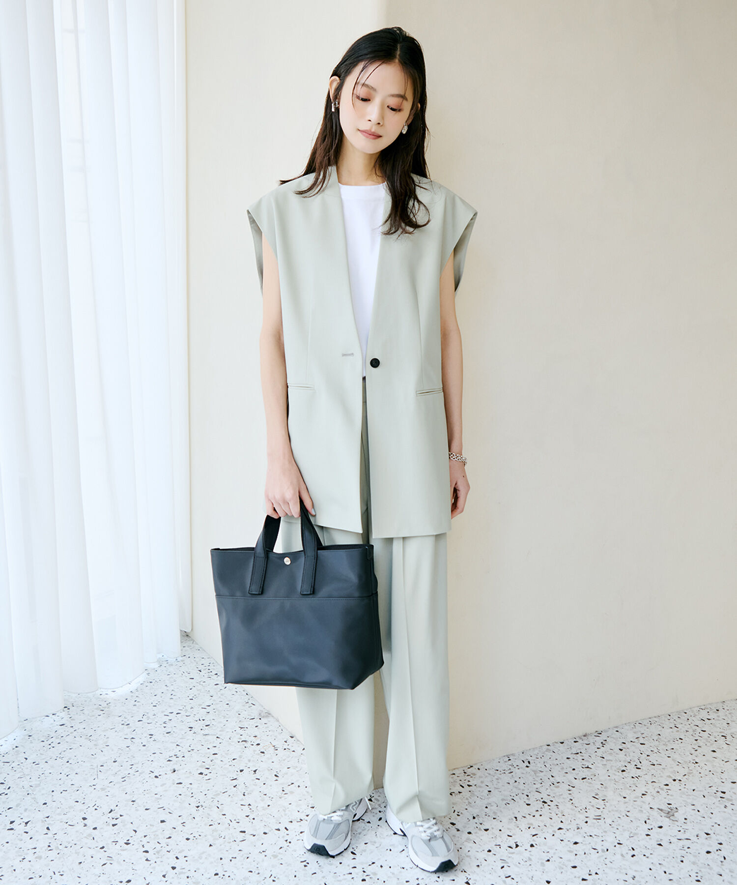 TOPKAPI BREATH「【Breath TOPKAPI】Bright ブライト カラーブロック A4 トートバッグ」|トートバッグ|