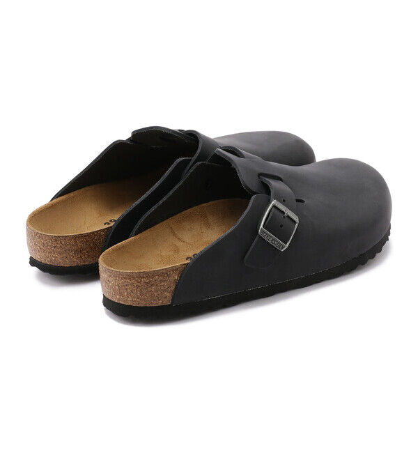 BIRKENSTOCK「NG【ビルケンシュトック】ボストン/ブラック オイルドレザー/クロッグ メンズ/BOSTON」|サンダル|
