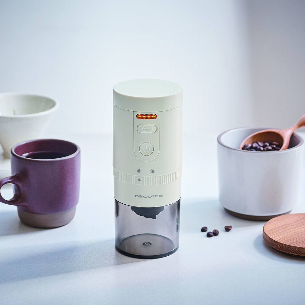 recolte「レコルトコードレス コーヒーグラインダー RCM-3」|電化製品|ホワイト