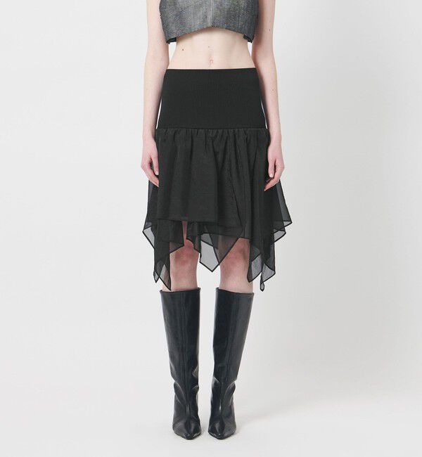 AEWEN MATOPH「＜AEWEN MATOPH＞ラッフルミニスカート ベアトップ ‐ 2WAY ウォッシャブル ‐」|スカート|