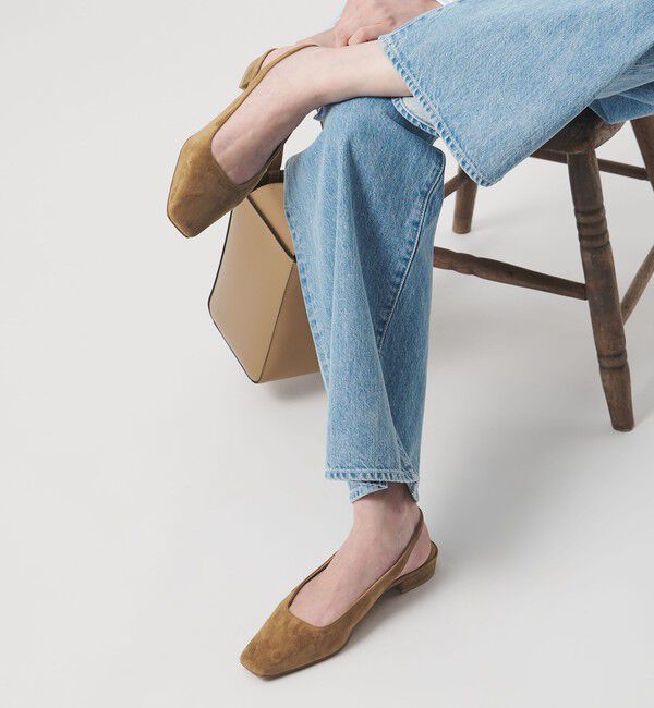 UNITED ARROWS「スエード スリングバック サンダル」|サンダル|