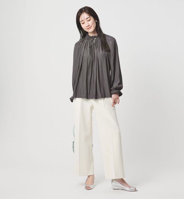 UNITED ARROWS「ボリュームギャザー ブラウス ‐ウォッシャブル‐」|シャツ・ブラウス|