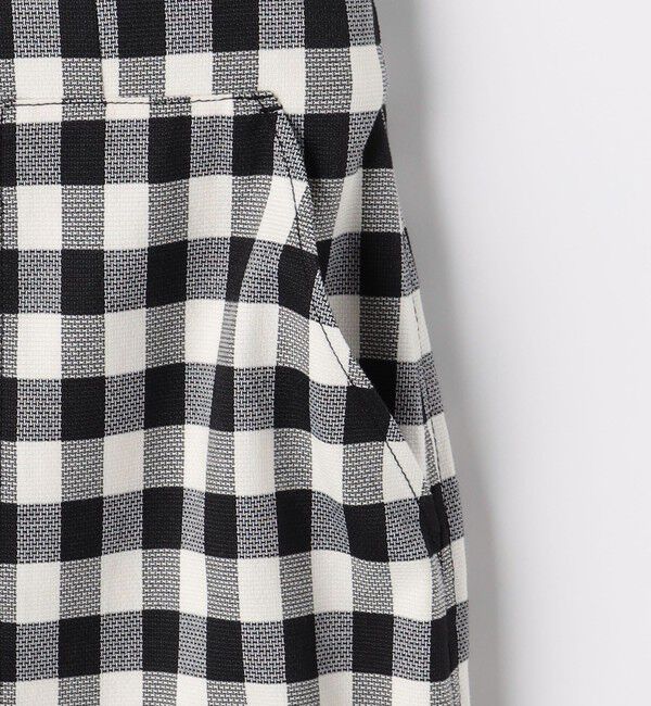 UNITED ARROWS green label relaxing「［size SHORTあり］キチントボトムス Iライン スリム タイト スカート ギンガムチェック」|タイト|