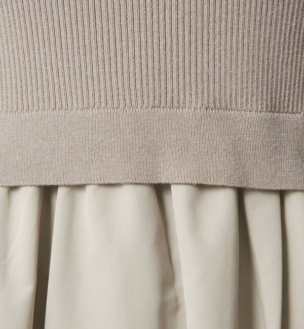 UNITED ARROWS green label relaxing「タフタ ドッキング ワンピース ウォッシャブル」|ワンピース|