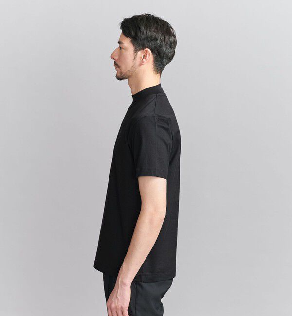 BEAUTY&YOUTH UNITED ARROWS「【WEB限定 WARDROBE SMART】クリア  ガスコットン モックネック カットソー【抗菌・防臭】」|Tシャツ・カットソー|