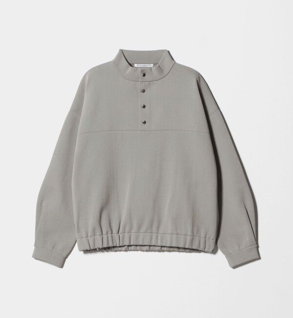 BEAUTY&YOUTH UNITED ARROWS「【WEB限定】ポリエステル スナップスタンドプルオーバー」|ニット・セーター|