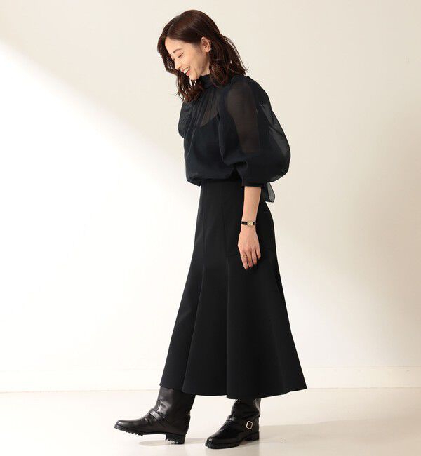 Demi-Luxe BEAMS 「オーガンジー リボンブラウス」|シャツ・ブラウス|