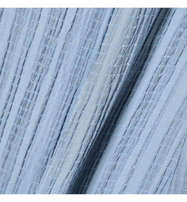 Ray BEAMS 「ジャカード スクエアネック パフスリーブ ワンピース」|ワンピース|