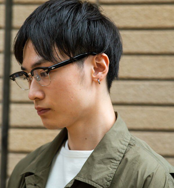 SHIPS any「【SHIPS any別注】銘品晴夫作：MALCOLM セルロイド&times;チタン 眼鏡◇」|サングラス|