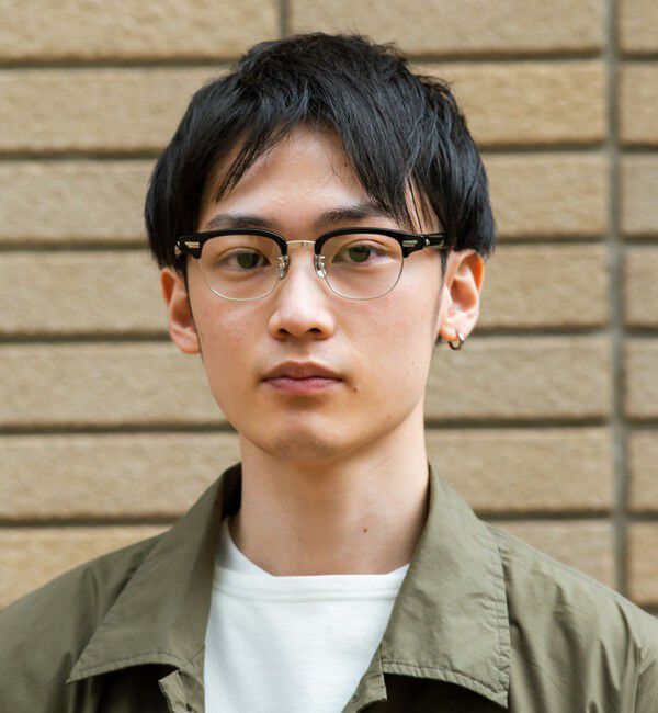 SHIPS any「【SHIPS any別注】銘品晴夫作：MALCOLM セルロイド&times;チタン 眼鏡◇」|サングラス|