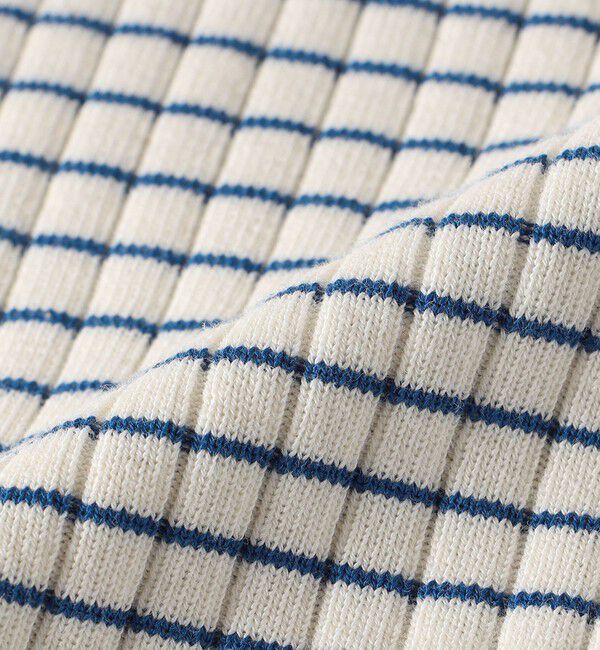 SHIPS any「SHIPS any:〈洗濯機可能〉テレコ リブ ハーフスリーブ TEE」|Tシャツ・カットソー|