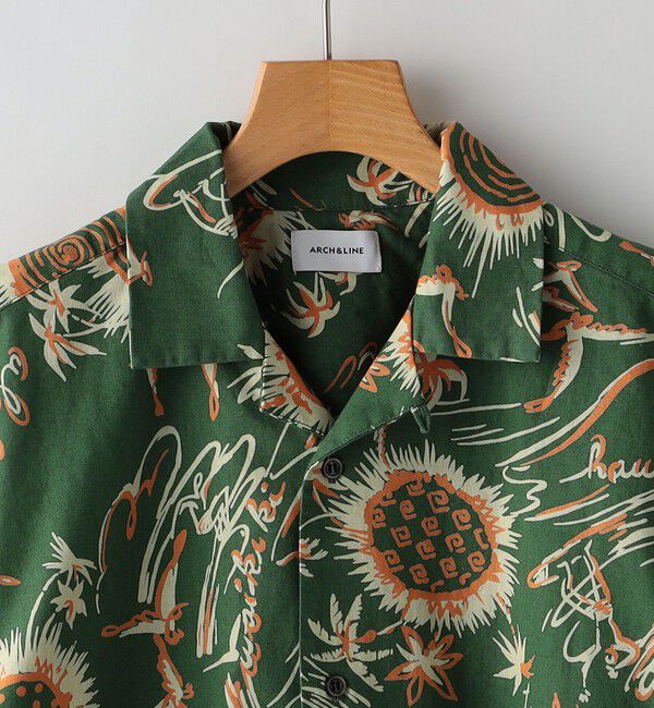 SHIPS KIDS「ARCH&LINE:155cm / サマー プリント シャツ」|シャツ・ブラウス|