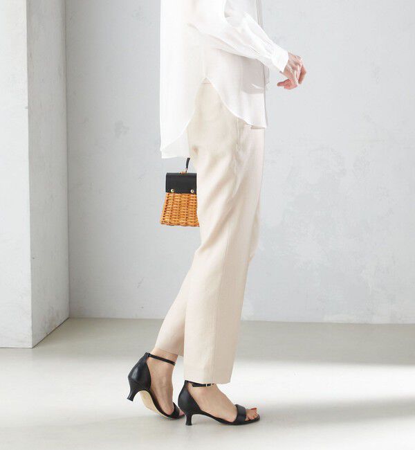 SHIPS for women「〈接触冷感/手洗い可能〉トリアセテート混 テーパード パンツ（セットアップ対応）◇」|その他|