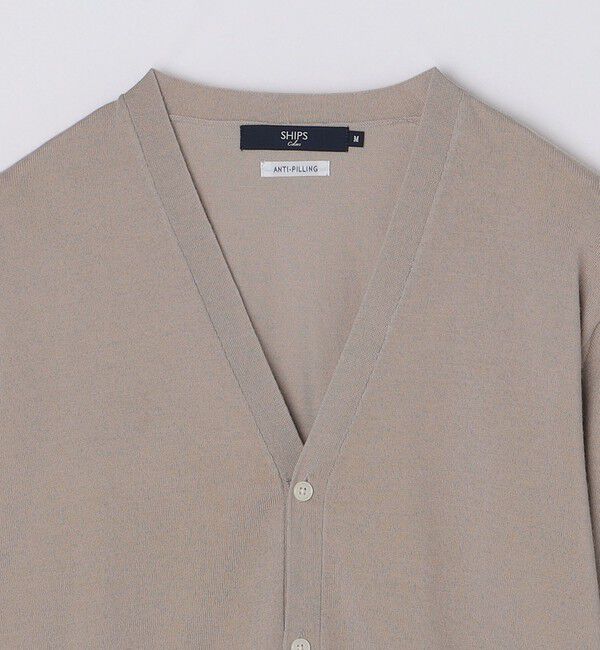 SHIPS Colors 「SHIPS Colors:〈手洗い可能〉アンチピリング 12G カーディガン」|カーディガン|