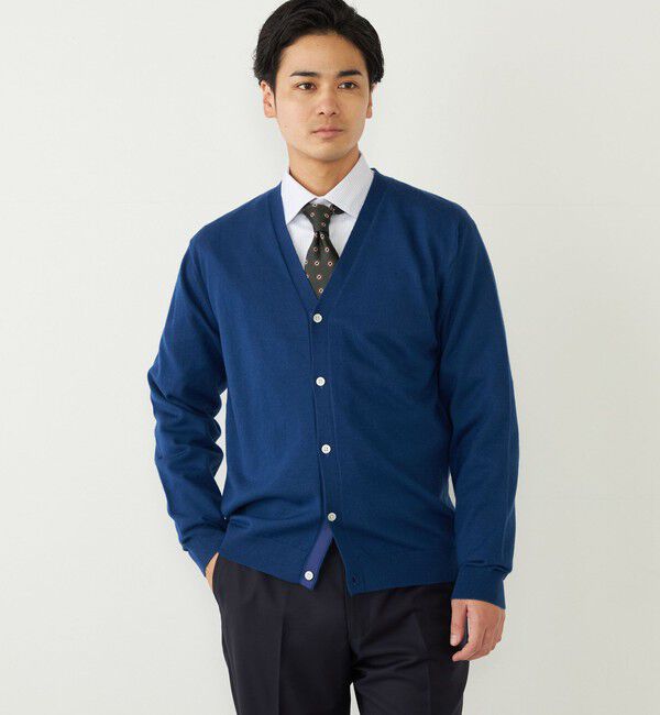 SHIPS Colors 「SHIPS Colors:〈手洗い可能〉アンチピリング 12G カーディガン」|カーディガン|