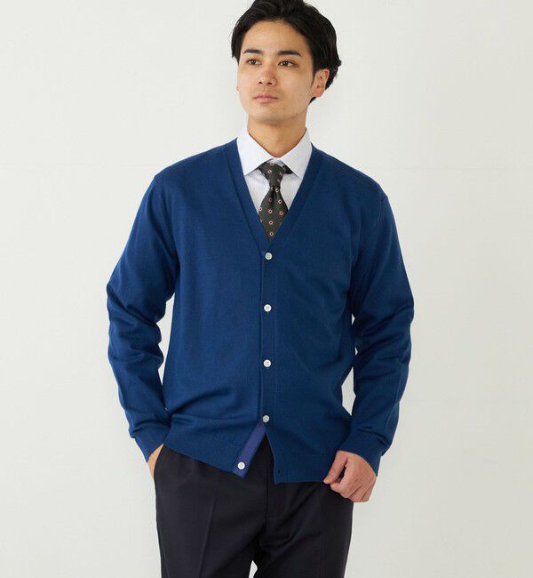 SHIPS Colors 「SHIPS Colors:〈手洗い可能〉アンチピリング 12G カーディガン」|カーディガン|