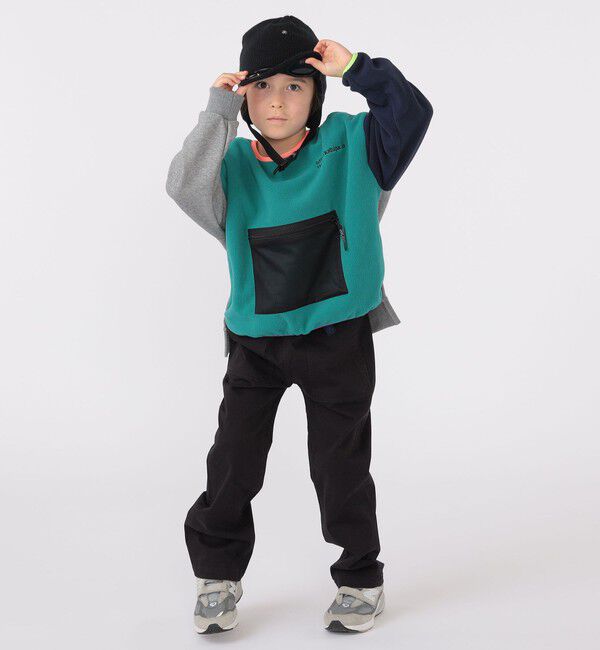 SHIPS KIDS「【SHIPS KIDS別注】THE PARK SHOP:115～145cm / マルチ フリース」|プルオーバー|