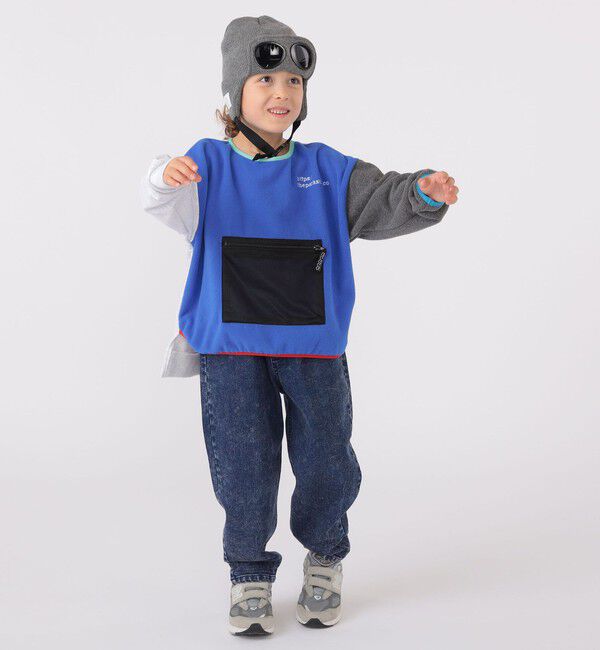 SHIPS KIDS「【SHIPS KIDS別注】THE PARK SHOP:115～145cm / マルチ フリース」|プルオーバー|