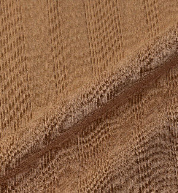 SHIPS any「SHIPS any:〈洗濯機可能〉シアー リブ ハーフ スリーブ クルーネック TEE」|Tシャツ・カットソー|