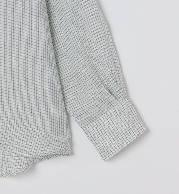 SHIPS「CORDINGS: リネン グラフチェック シャツ」|シャツ・ブラウス|