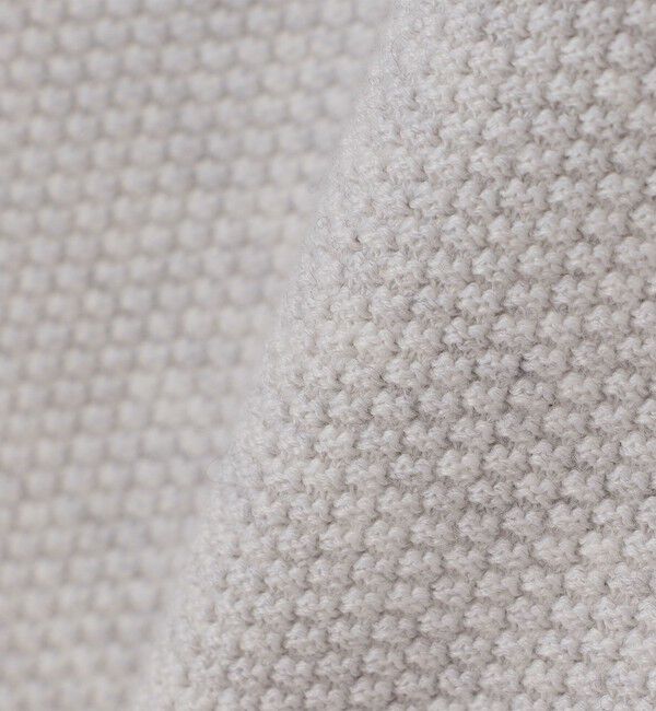 SHIPS「SHIPS:〈手洗い可能〉TEXBRID(R) コットン ウール ピケ クルーネック ニット」|ニット・セーター|