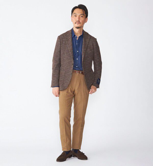 SHIPS「SHIPS:〈手洗い可能〉2WAY ストレッチ ドビー スラックス」|スラックス|