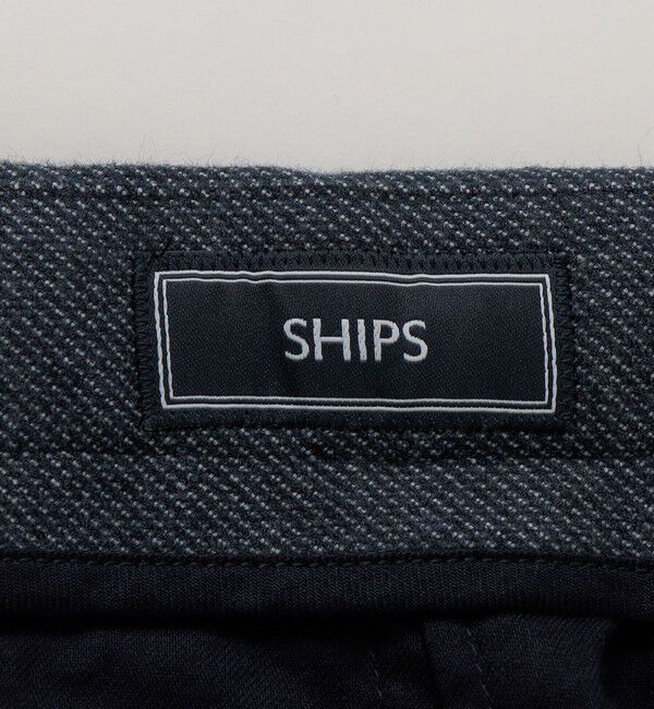 SHIPS「SHIPS:〈手洗い可能〉2WAY ストレッチ ドビー スラックス」|スラックス|