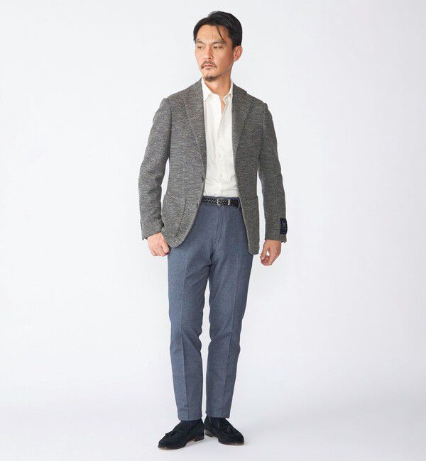 SHIPS「SHIPS:〈手洗い可能〉2WAY ストレッチ ドビー スラックス」|スラックス|