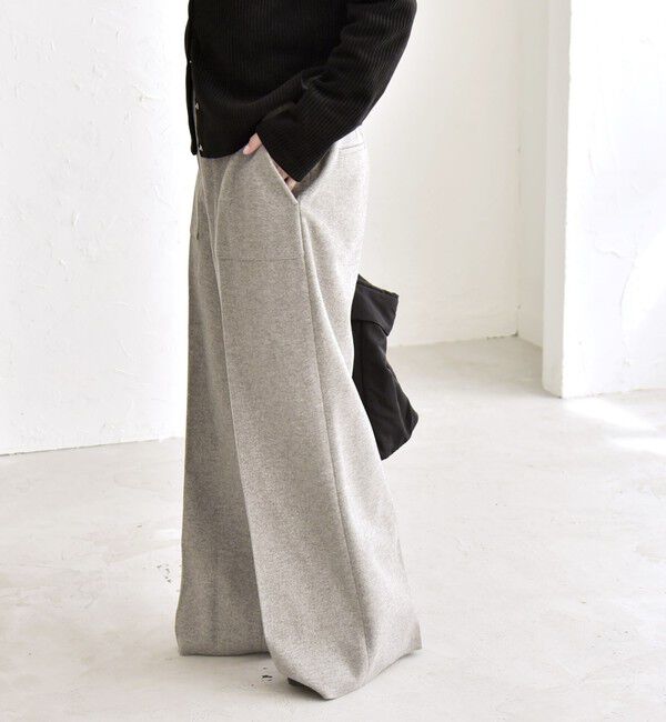 quaranciel「quaranciel: エア ニードル ベイカーデザイン ワイド パンツ」|その他|