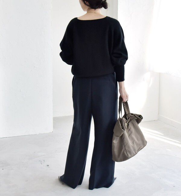 quaranciel「quaranciel: エア ニードル ベイカーデザイン ワイド パンツ」|その他|