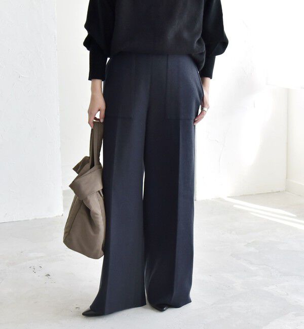 quaranciel「quaranciel: エア ニードル ベイカーデザイン ワイド パンツ」|その他|