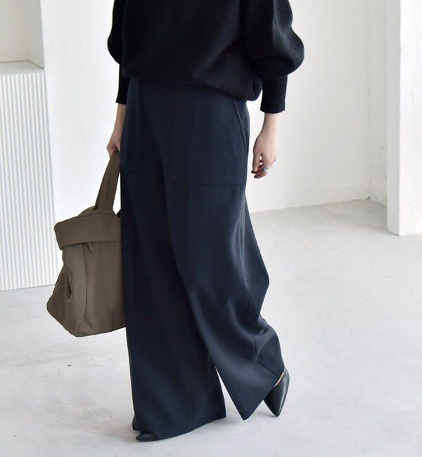 quaranciel「quaranciel: エア ニードル ベイカーデザイン ワイド パンツ」|その他|