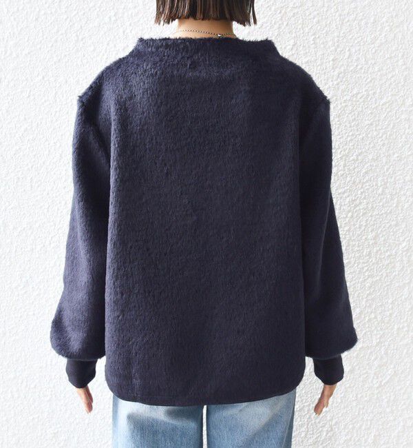 SHIPS for women「【WEB限定】〈手洗い可能〉バルフィー ロング シャギー ボトルネック プルオーバー」|ニット・セーター|