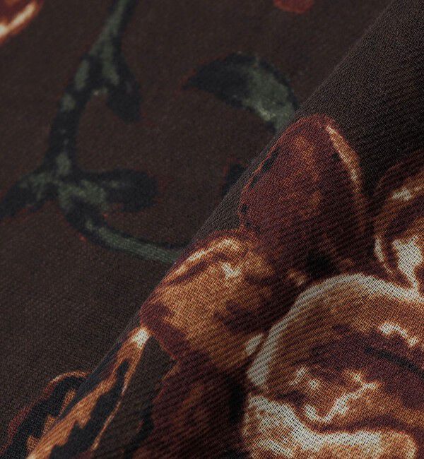 SHIPS「Holliday＆Brown: ウール フラワー プリント ストール」|ストール|